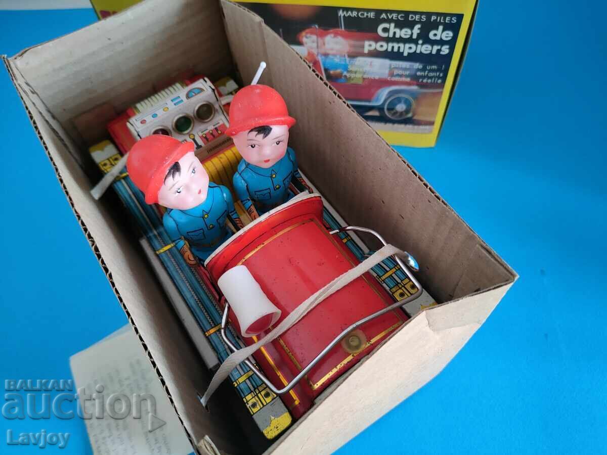 Παράδοση Μεταλλικό παιδικό παιχνίδι Πυροσβεστικό όχημα * Μοναδικό*