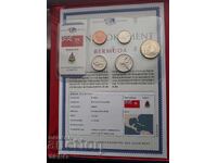 Set Bermuda 2000-2009 din 5 monede