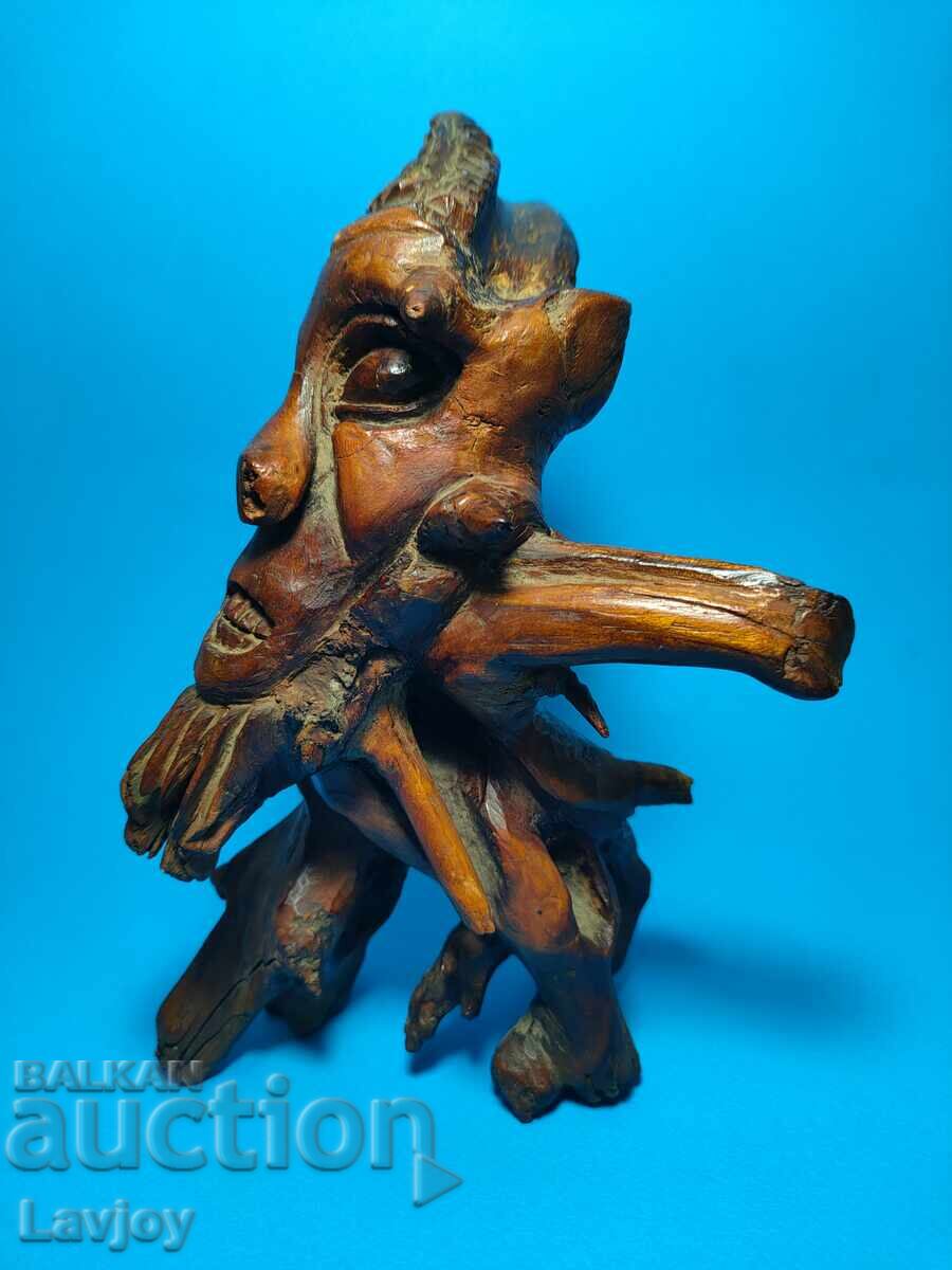 Χειροποίητη ξύλινη φιγούρα Δασικό πνεύμα με τιμή € 160.00 | 312.93 BGN