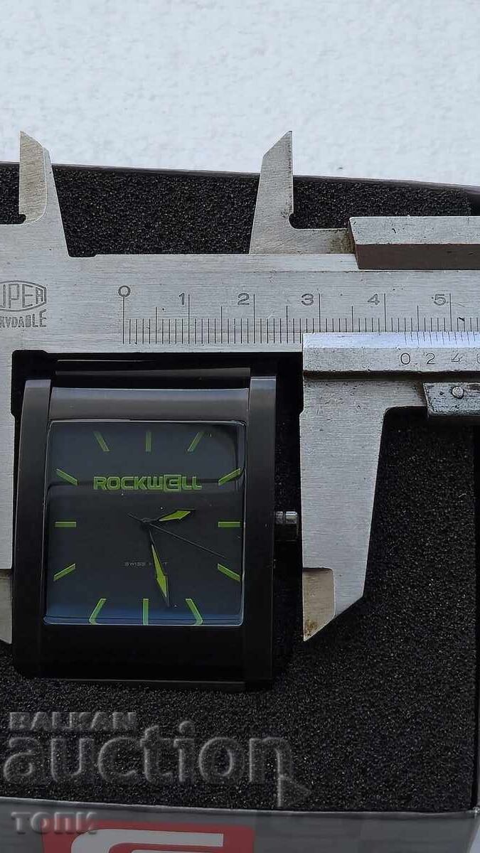 ROCKWELL QUARTZ SWISS MADE  РЯДЪК РАБОТИ БЕЗ ГАРАНЦИЯ БЗЦ  ! - 6