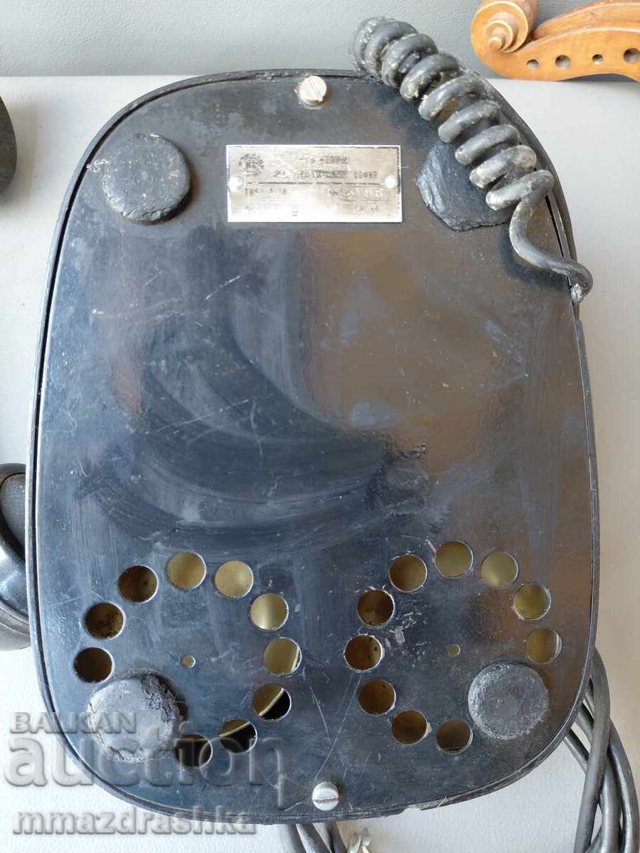 Rare Bulgarian rotary phone Voroshilov - 6