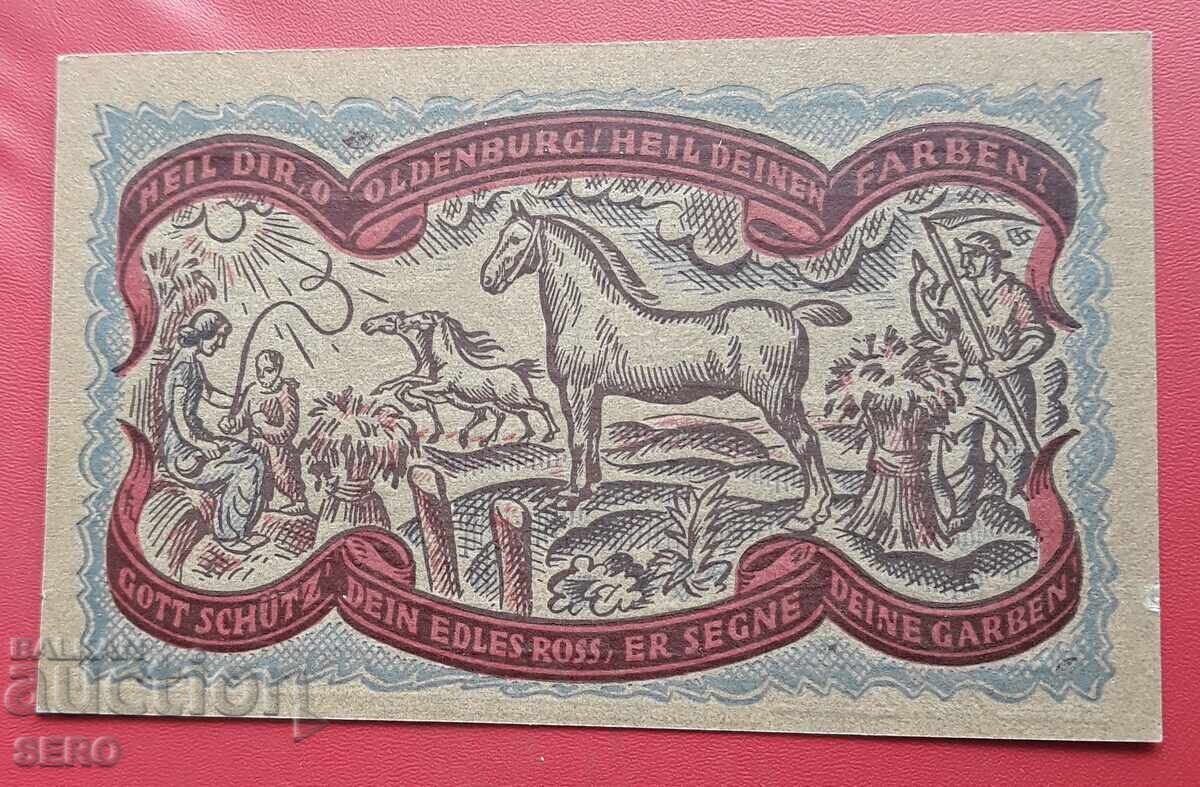 Bancnota-Germania-Saxonia-Oldenburg-50 Pfennig 1921 cu preț € 1.00 | 1.96 BGN