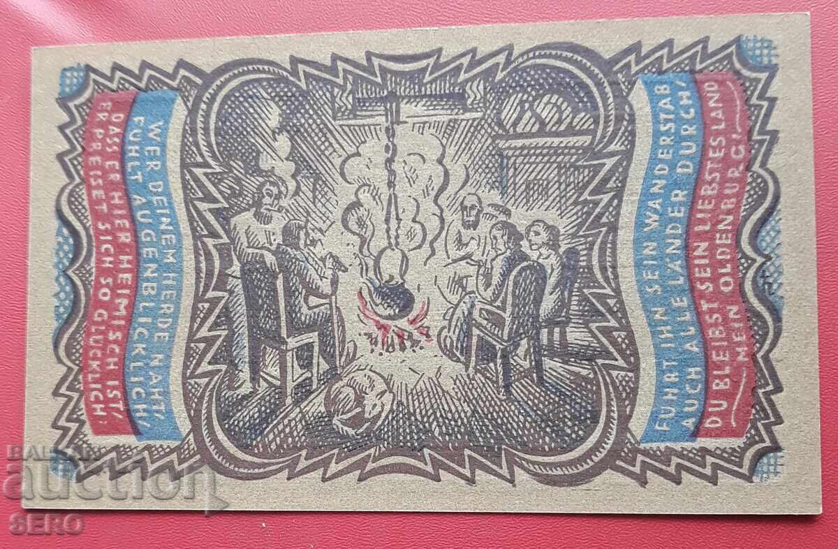 Bancnota-Germania-Saxonia-Oldenburg-50 Pfennig 1921 cu preț € 1.00 | 1.96 BGN