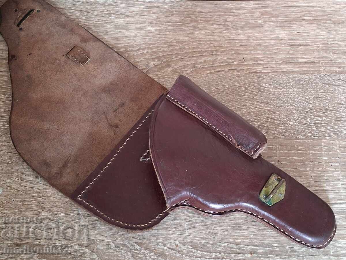 Армейски кобур Валтер Маузер ЧЗ WW2 паласка, колан - 6