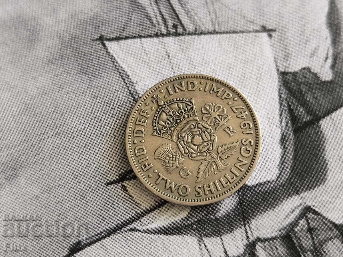 Νόμισμα - Ηνωμένο Βασίλειο - 2 σελίνια | 1947