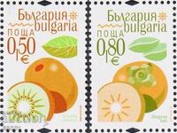 Чисти марки  Флора Екзотични плодове 2026 от България