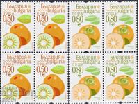 Чисти марки в карета  Флора Екзотични плодове 2026 България