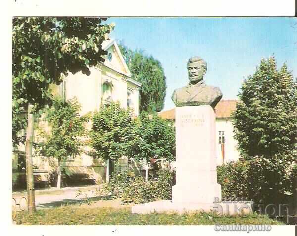 Κάρτα Βουλγαρία Παναγιουρίsh·te Μνημείο του Πάβελ Μπόμπεκοφ