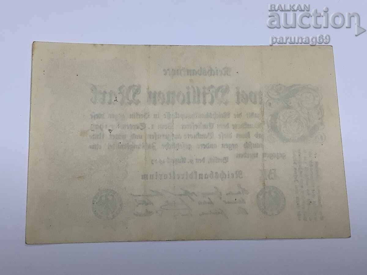 Γερμανία 2 εκατομμύρια μάρκα 1923 με τιμή € 1.50 | 2.93 BGN