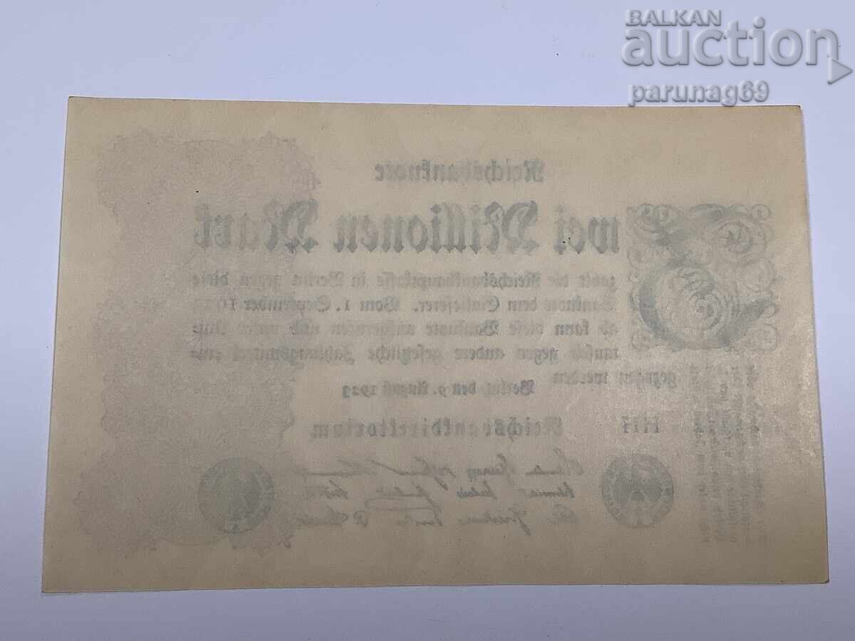 Германия 2 милиона марки 1923 година UNC с цена € 3.00 | 5.87 лв.