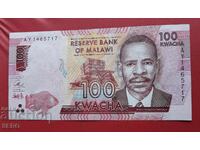 Τραπεζογραμμάτιο-Μαλάουι-100 Κουάτσα 2016
