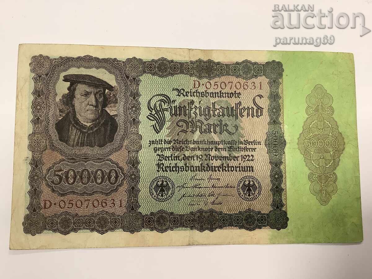 Germania 50000 de mărci 1922