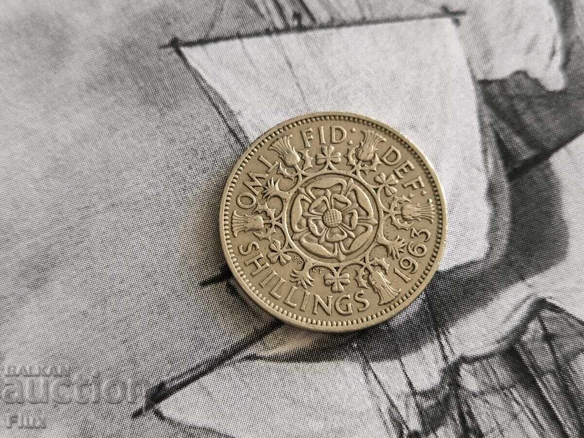 Moneda - Marea Britanie - 2 Shillings | 1963