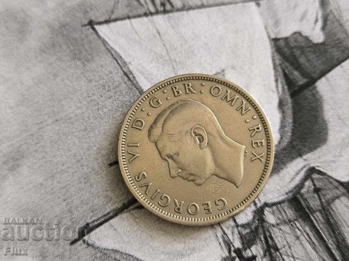 Monedă - Marea Britanie - 1/2 (jumătate) coroană | 1948 cu preț € 3.00 | 5.87 BGN
