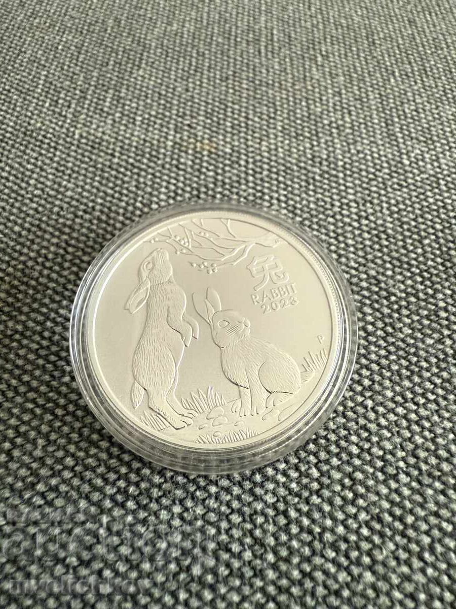 Delivery of SILVER 1 OZ 2023 AUSTRALIA - LUNAR YEAR OF THE RABBIT