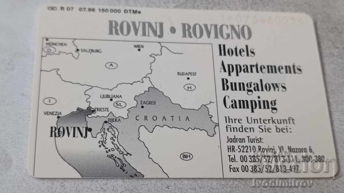 Phone card Deutsche Telekom Rovinj Istria Croatia