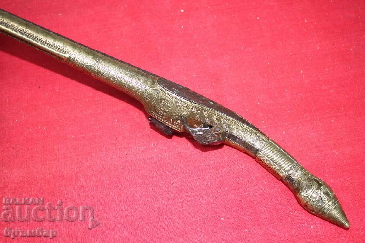 Pistol cu cremene arnăuțesc. Funcționează excelent - 7