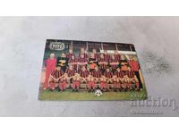 Calendar DFS Lokomotiv Sofia 1983