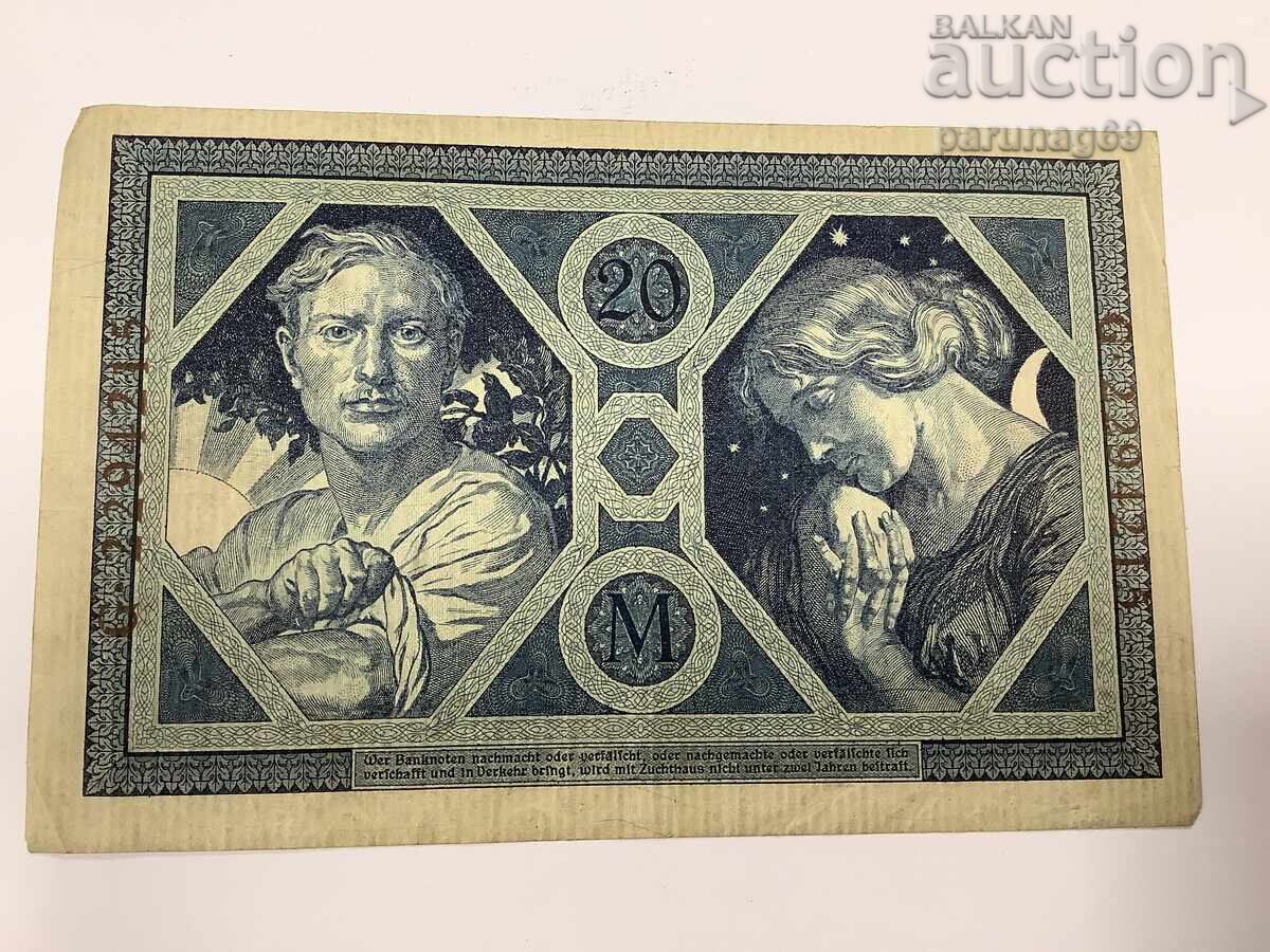 Germania 20 de mărci 1915 cu preț € 1.50 | 2.93 BGN