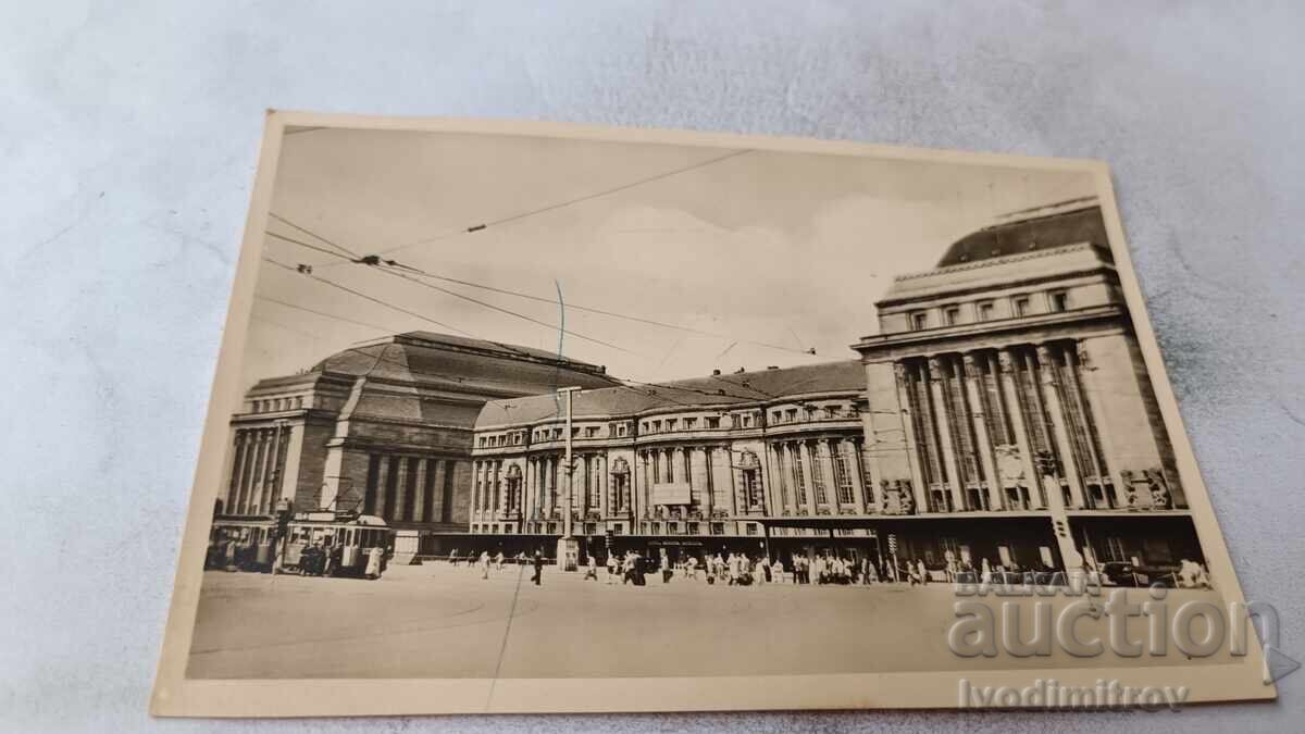 Postcard Leipzig Hauptbahnhof