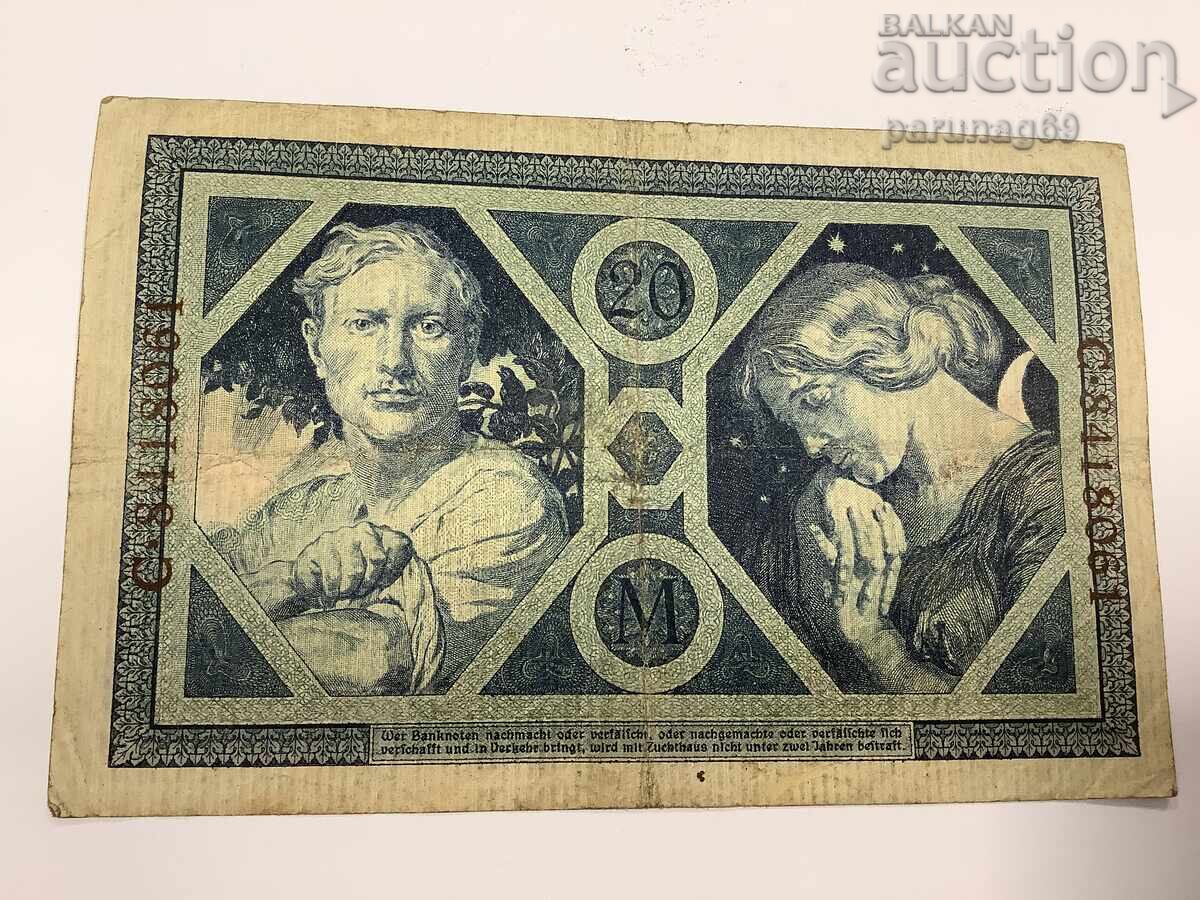 Germania 20 de mărci 1915