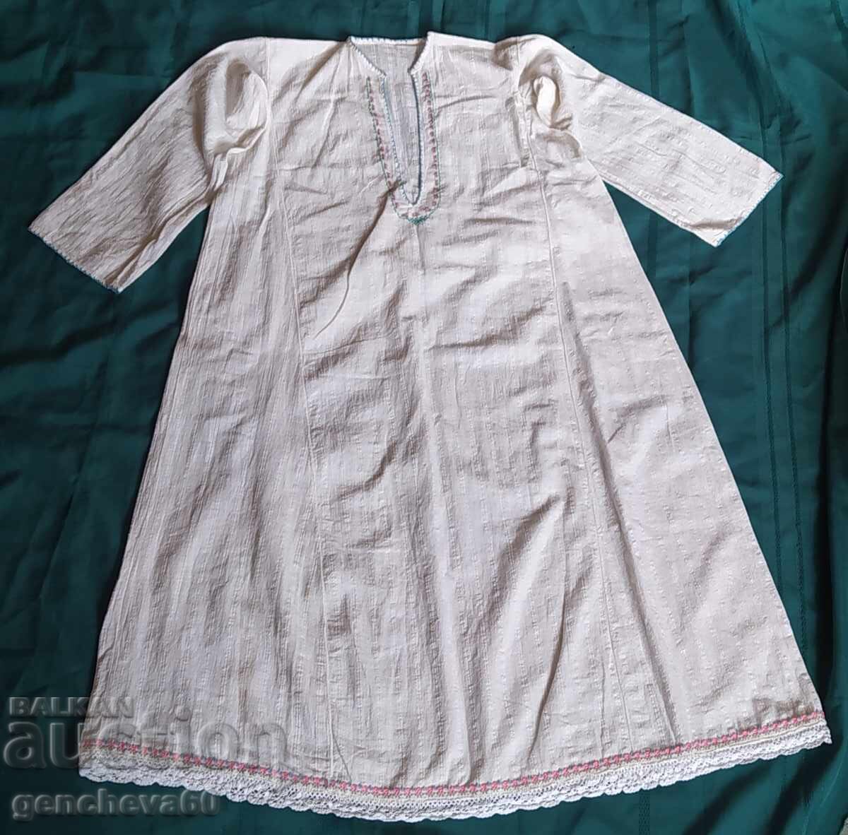 Women's long linen shirt