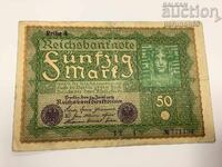 Германия 50 марки 1919 година
