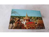 Postcard Mandapa of Temple of Phrabat in Saraburi