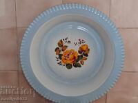 Εμαγιέ πιάτο δίσκος σκεύος με εμαγιέ μπολ ΕΣΣΔ ταψί