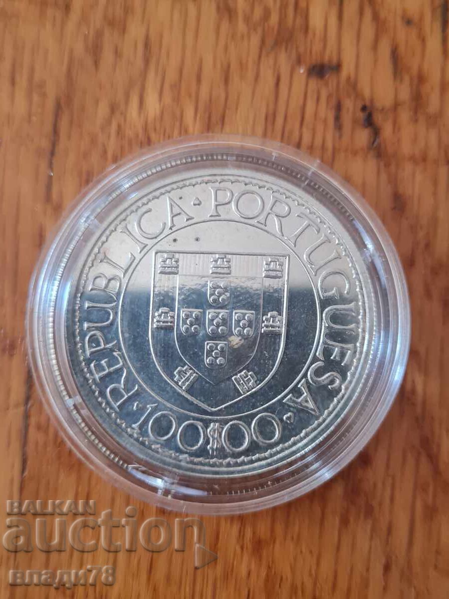 Ασημένιο νόμισμα 100 εσκούντο 1988 με τιμή € 21.00 | 41.07 BGN