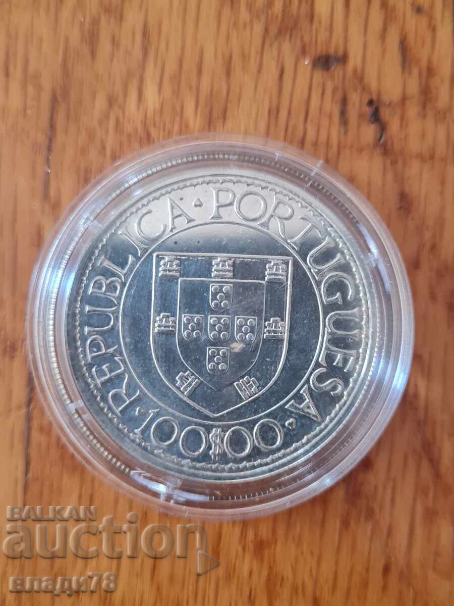 Δημοπρασία Ασημένιο νόμισμα 100 εσκούντο 1988