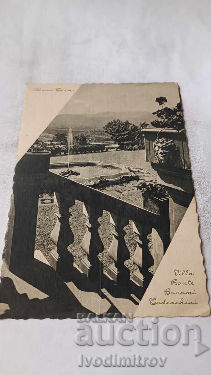 Postcard Abano Terme Villa Tente Banami Tadeschini