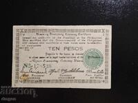 10 πέσο Φιλιππίνες 1942