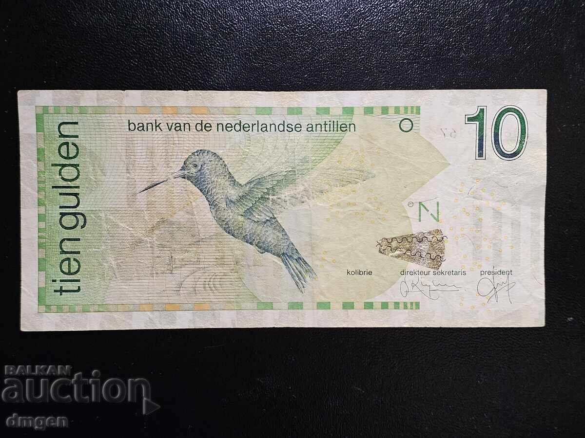 10 guldeni Antilele Olandeze 1998