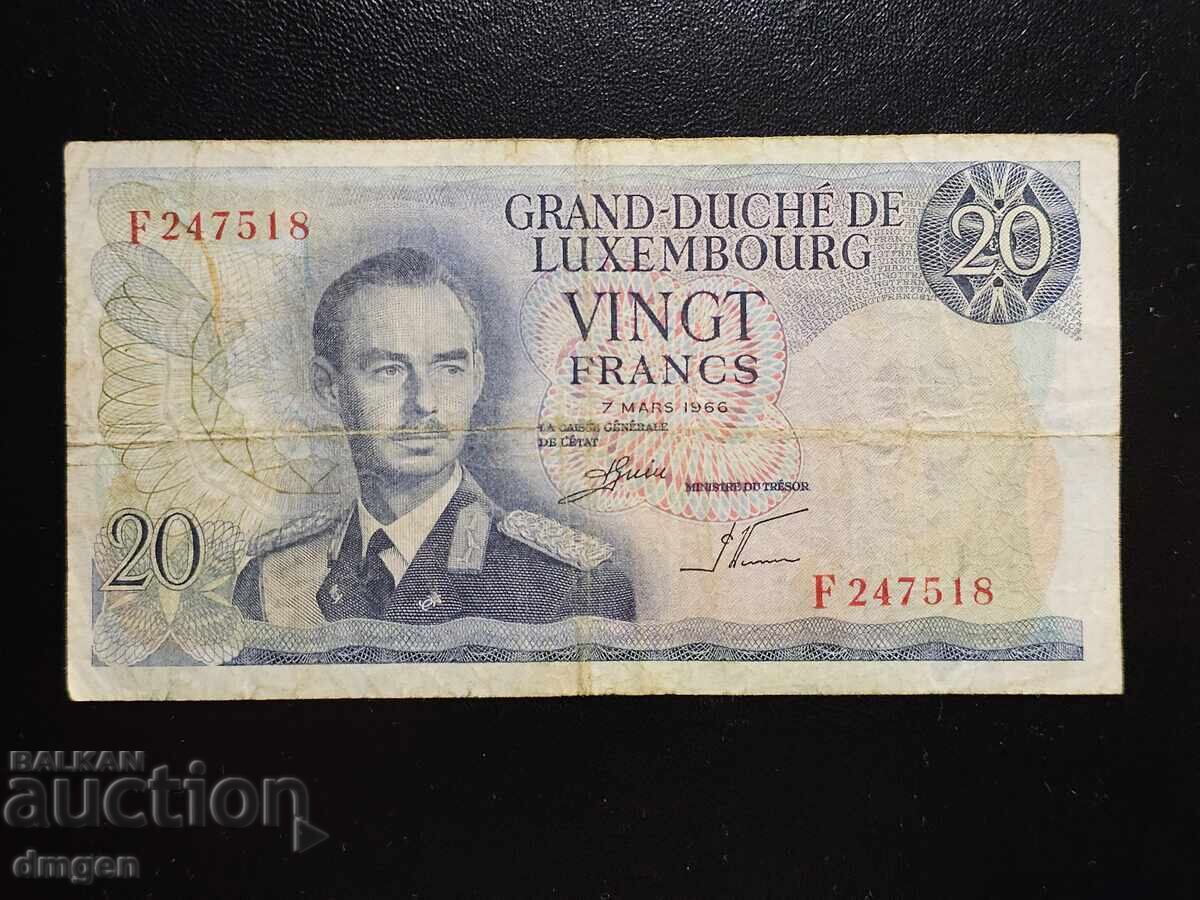 30 φράγκα Λουξεμβούργο 1966