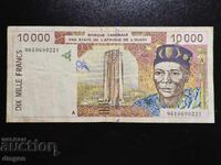 10,000 CFA francs Ivory Coast