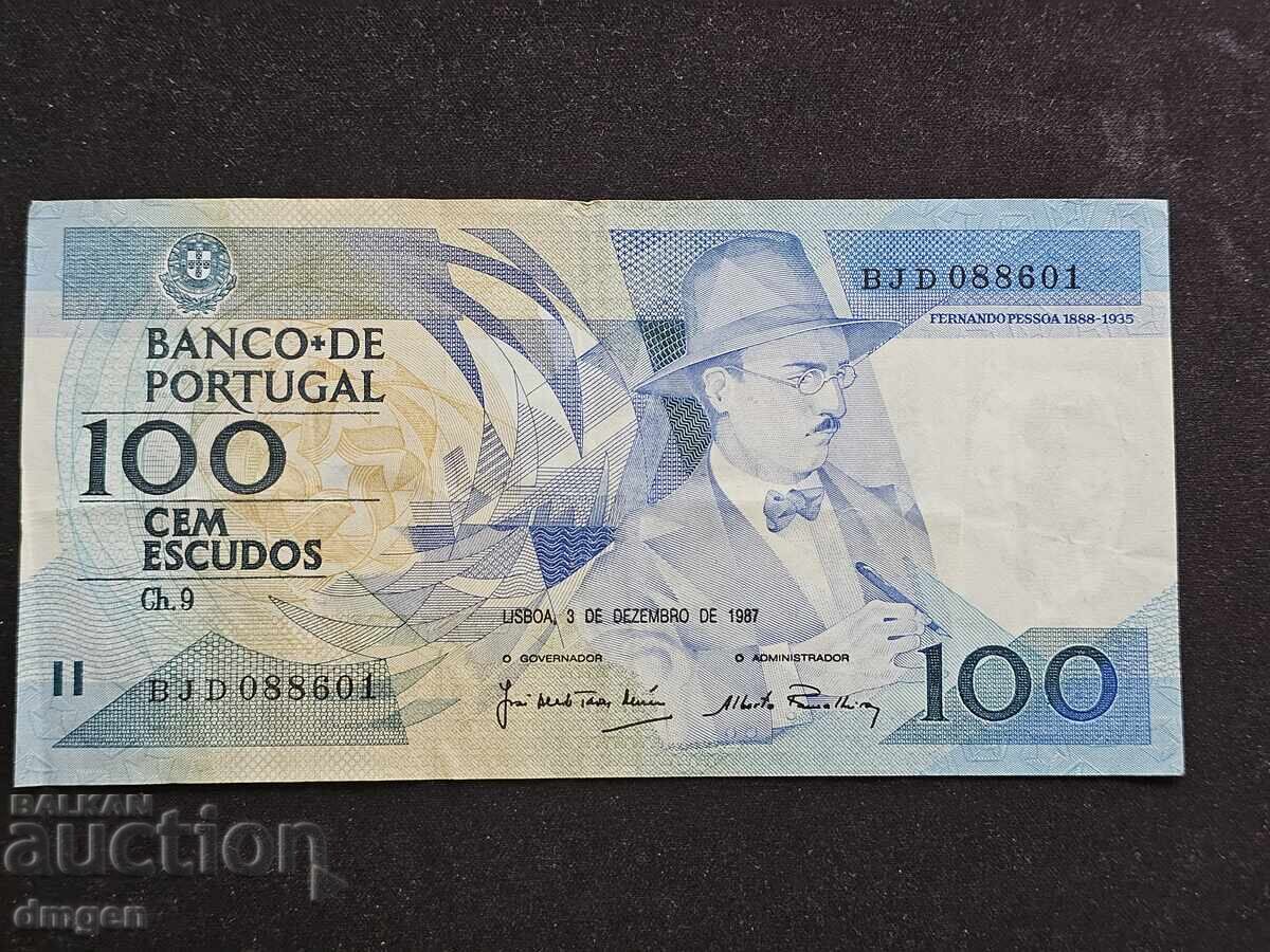 100 εσκούντο Πορτογαλία 1987
