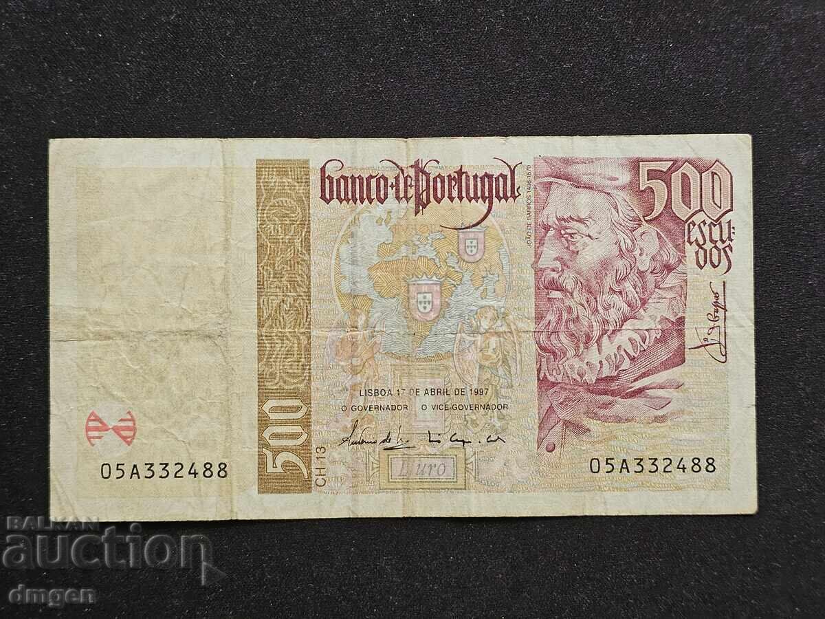 500 escudo Portugalia 1997