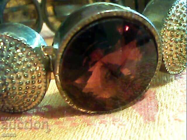 Old beautiful gilded silver bracelet with crystals with price € 12.00 | 23.47 BGN