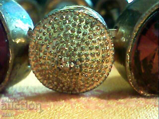 Delivery of Old beautiful gilded silver bracelet with crystals