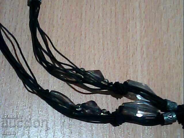 старо красиво посребрено колие - 6