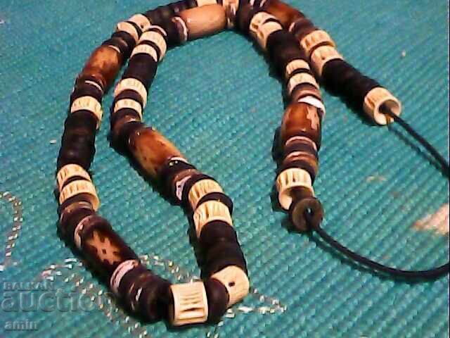 Old necklaces and bracelet made of natural stone - 5