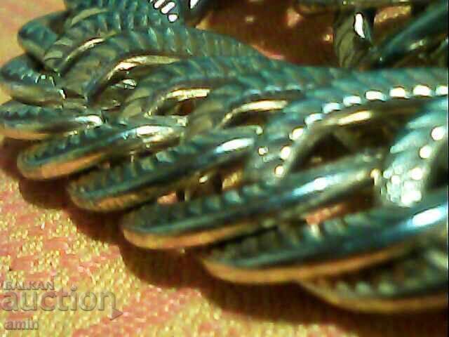 Όμορφο αλυσίδα επιχρυσωμένη Δαμασκού 125 γραμμαρίων - 5