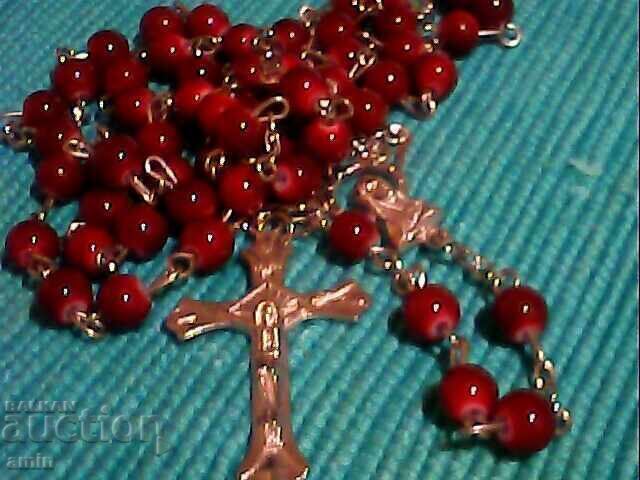 Necklace with a cross of pearls with price € 12.00 | 23.47 BGN