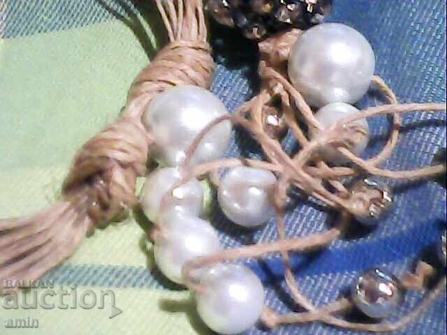 frumos colier din perle și cristale - 5