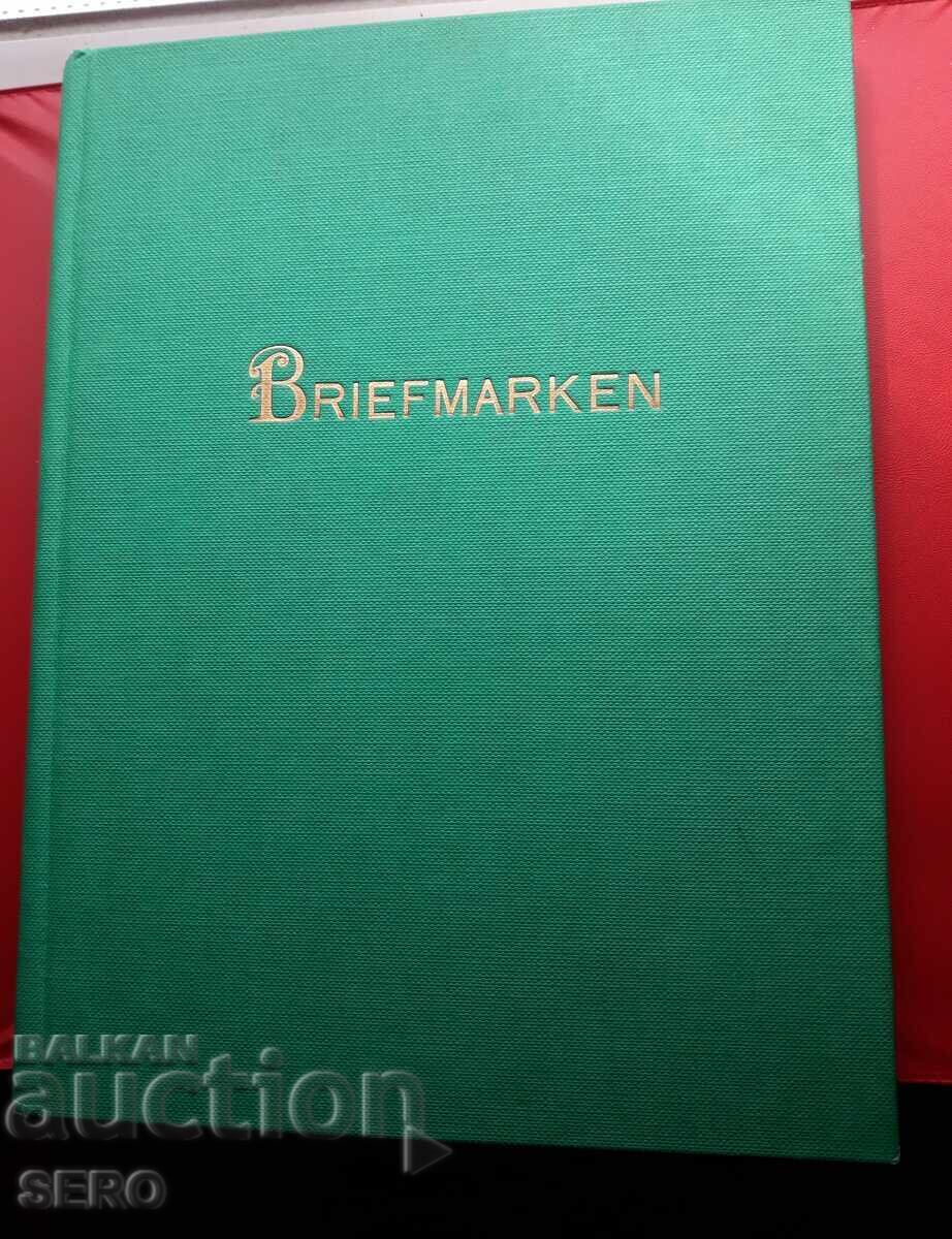 Philately binder with 14 philatelic blocks and 36 stamps + 9 envelopes with 320 stamps