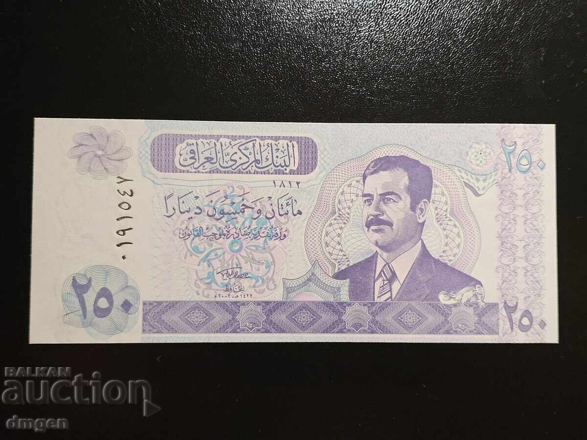 250 dinari Irak UNC