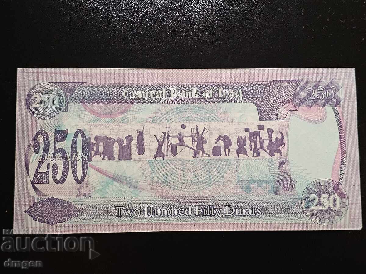250 dinari Irak UNC cu preț € 2.00 | 3.91 BGN
