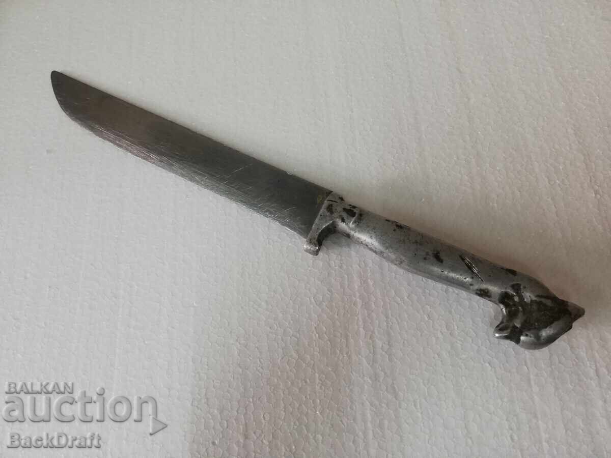 Παλιό Βουλγάρικο Μαχαίρι, Λεπίδα με Αλουμινένια Λαβή και Θηλιά
