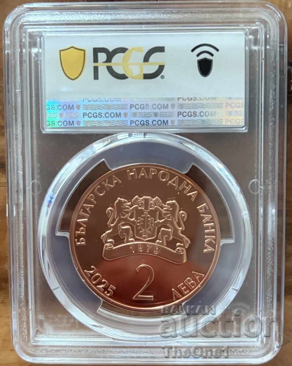 2 leva Gheorghe Parțalev 2025 cu preț € 63.00 | 123.22 BGN